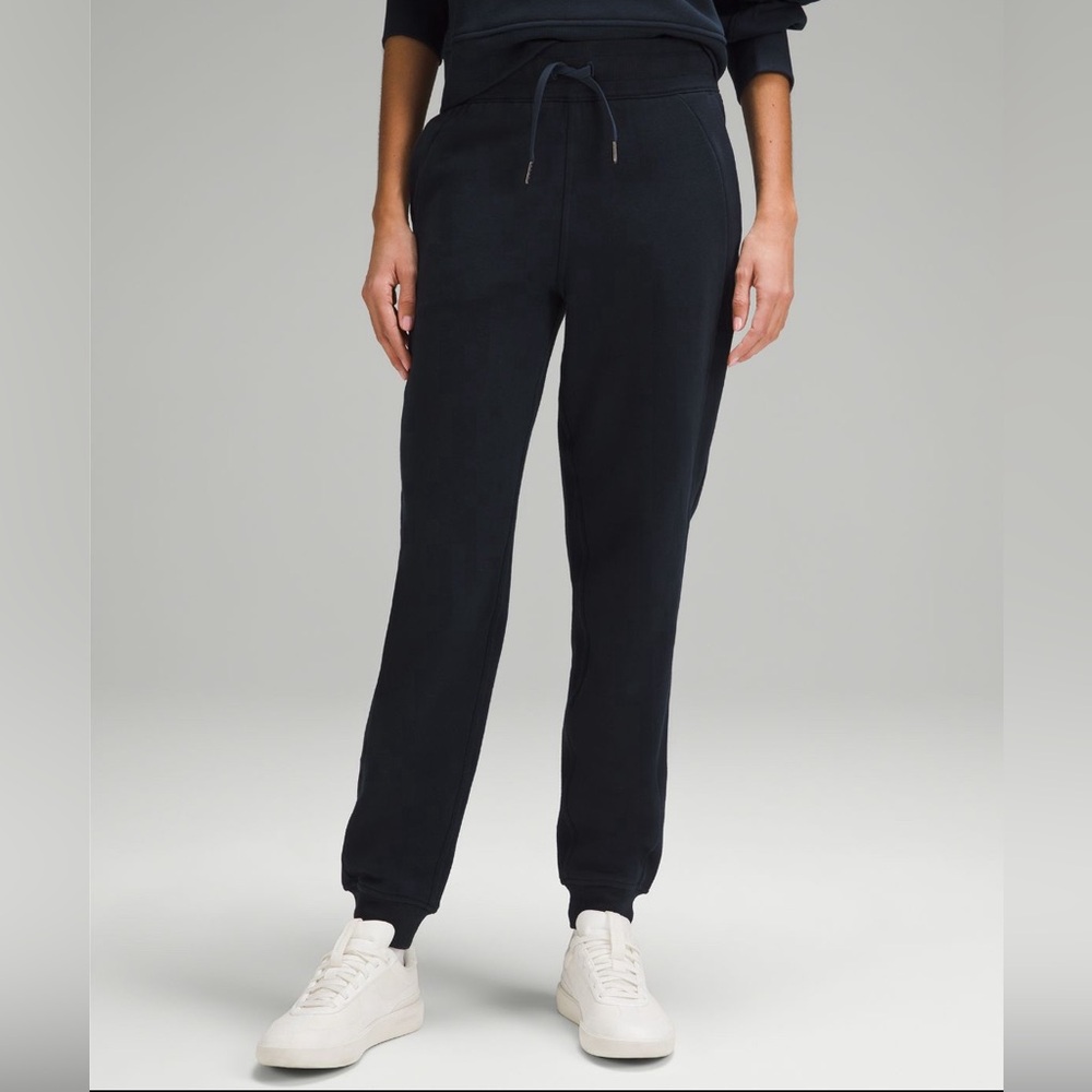 Lululemon Black Scuba High Rise Joggers